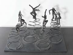 Nathalie Decoster Nathalie Decoster Brain Storming Bronze Sculpture - 696652