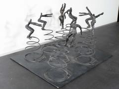 Nathalie Decoster Nathalie Decoster Brain Storming Bronze Sculpture - 696653