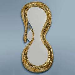 Nathalie Ziegler Pasqua SNAKE MIRROR GOLD - 3181225