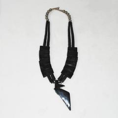 Native American Sterling Silver Multi Stone Necklace - 4560156