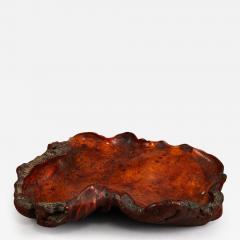 Natural Burl Wood Bowl - 3944668