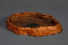 Natural Burl Wood Tray - 3837101