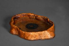 Natural Burl Wood Tray - 3837102