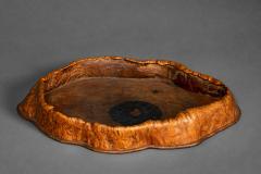 Natural Burl Wood Tray - 3837159