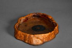 Natural Burl Wood Tray - 3837160