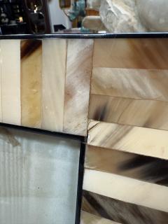 Natural Horn Mosaic Inlay Square Photo Frame Medium - 4371550