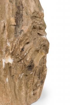 Natural Live Edge Petrified Wood Stump - 4669949