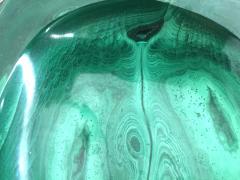 Natural Malachite Dish Bowl - 74362