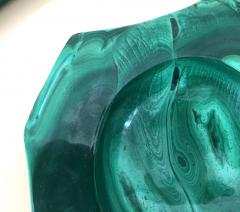 Natural Malachite Dish Bowl - 74363