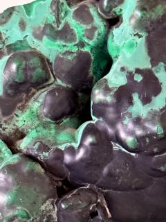 Natural Malachite Rock on Display Stand as Chinese Scholar Stone - 4517628