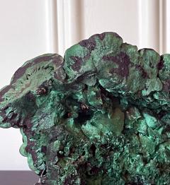 Natural Malachite Rock on Display Stand as a Scholar Stone - 2799782