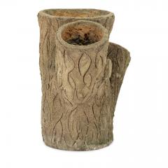 Natural Shaped Faux Bois Planter - 2408541