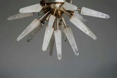 Natural White Quartz Sputnik Iconic Pendant Lamp - 1371956
