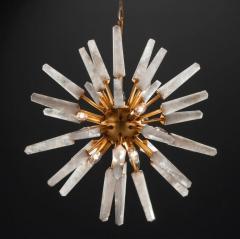 Natural White Quartz Sputnik Iconic Pendant Lamp - 1371958