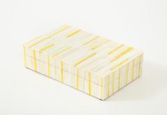 Natural Yellow Bone Mosaic Box - 2614857