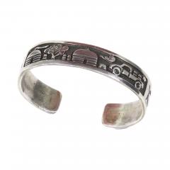 Navajo Dine story bracelet - 2624696