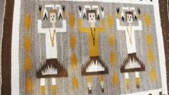 Navajo Three Figure Yei Rug Free Shipping - 3967468