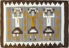 Navajo Three Figure Yei Rug Free Shipping - 3972158