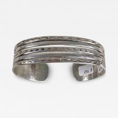 Navajo bracelet with eagles arrows and 2 whirling logs - 4490731