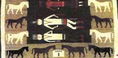 Navajo pictorial yeibichai rug - 3325187