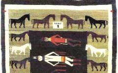 Navajo pictorial yeibichai rug - 3325188
