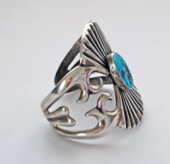 Navajo sandcast bracelet - 1319233