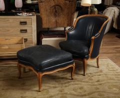 Navy Leather Duchesse - 1974087