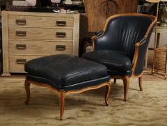 Navy Leather Duchesse - 1974088