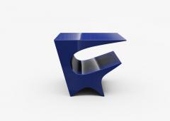Neal Aronowitz Star Axis Side Table in Blue Aluminum by Neal Aronowitz - 3014109