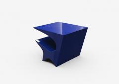 Neal Aronowitz Star Axis Side Table in Blue Aluminum by Neal Aronowitz - 3014112
