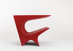 Neal Aronowitz Star Axis Side Table in Red Aluminum by Neal Aronowitz - 4621619