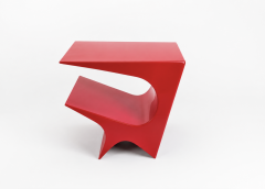 Neal Aronowitz Star Axis Side Table in Red Aluminum by Neal Aronowitz - 4621622