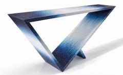 Neal Aronowitz Viva Console Table Ombre 1 in Glas Mosaic by Neal Aronowitz - 4748872