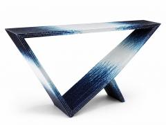 Neal Aronowitz Viva Console Table Ombre 1 in Glas Mosaic by Neal Aronowitz - 4748875