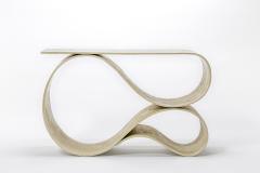 Neal Aronowitz Whorl Console In White Concrete Canvas - 3200633