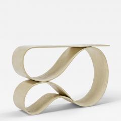 Neal Aronowitz Whorl Console In White Concrete Canvas - 3202328