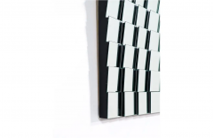 Neal Small Mid Century Modern Geometric Wall Hanging Mirror by Neal Small - 2571478