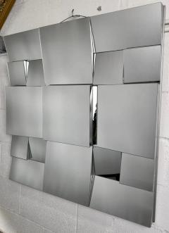 Neal Small Neal Small Modern Cubist Multi faceted Sculptural Wall Mirror - 3481256