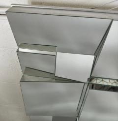 Neal Small Neal Small Modern Cubist Multi faceted Sculptural Wall Mirror - 3481261