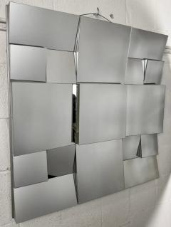 Neal Small Neal Small Modern Cubist Multi faceted Sculptural Wall Mirror - 3481265