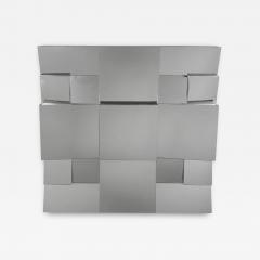 Neal Small Neal Small Modern Cubist Multi faceted Sculptural Wall Mirror - 3482081