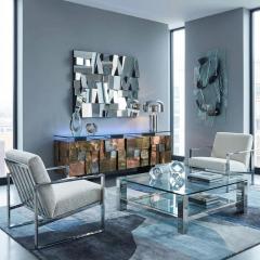 Neal Small Neal Small Slopes Mirror 1970s  - 4488517