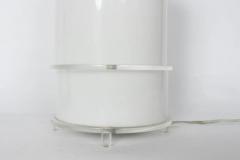 Neal Small Neal Small Style White Lucite Table Lamp with Clear Lucite Detail 1970s - 3009807