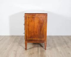 Neapolitan Chest of Drawers in Walnut with Plum Wood Inlay Italy 19th Century - 4146695