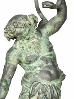 Neapolitan Grand Tour Bronze Of Silenus After The Antique - 4382693