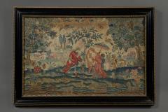 Needlework Picture representing the Old Testament story of Rebecca and Eliezer - 4340787