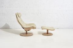 Nelo Flight High Swedish Chair and Ottoman Designed by Takashi Okamura - 2089928