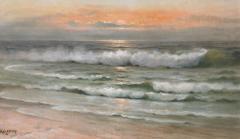 Nels Hagerup Seascape at Sunset - 3825871