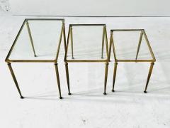 Neo Classical Brass Nesting Tables 1960 - 4314394