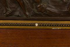 Neo classical Patinated Bronze Relief of Mythical Scene in Framed Wall Plaque - 4674501